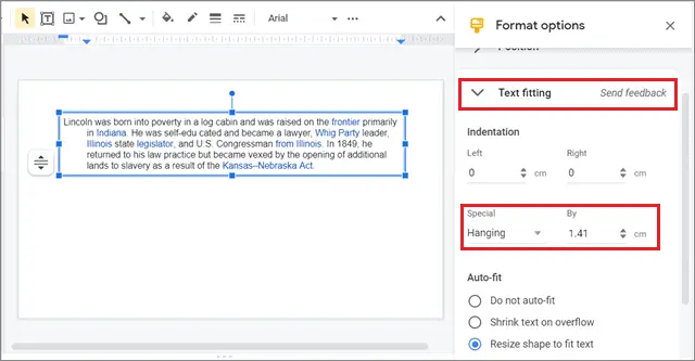 View result for How To Do Hanging Indent In Google Slides