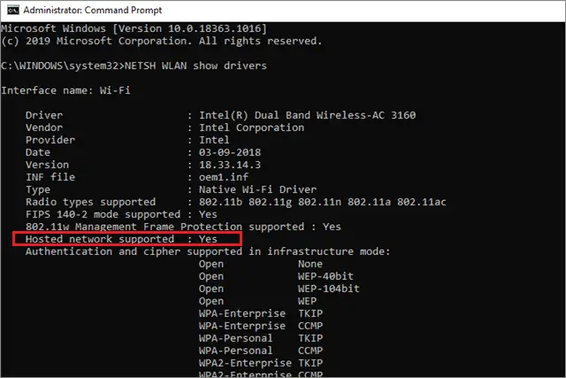view the result to see if mobile hotspot not working issue is resolved
