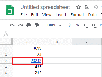 view the google sheets hyperlink