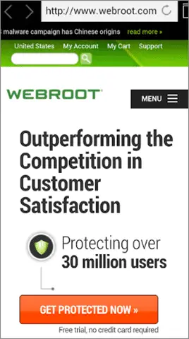 webroot secureweb browser