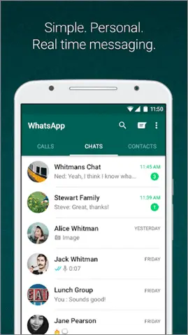 whtasapp messenger android auto apps